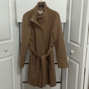 Michael Kors Tan Trench Coat with Belt